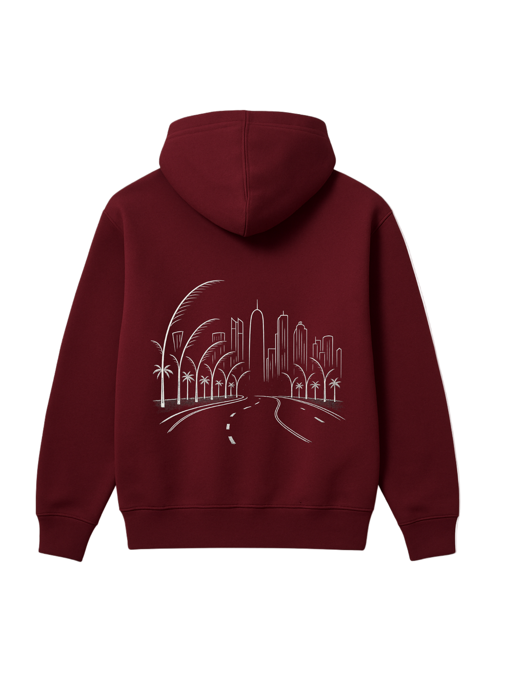 Qatar National Day Hoodie - Maroon