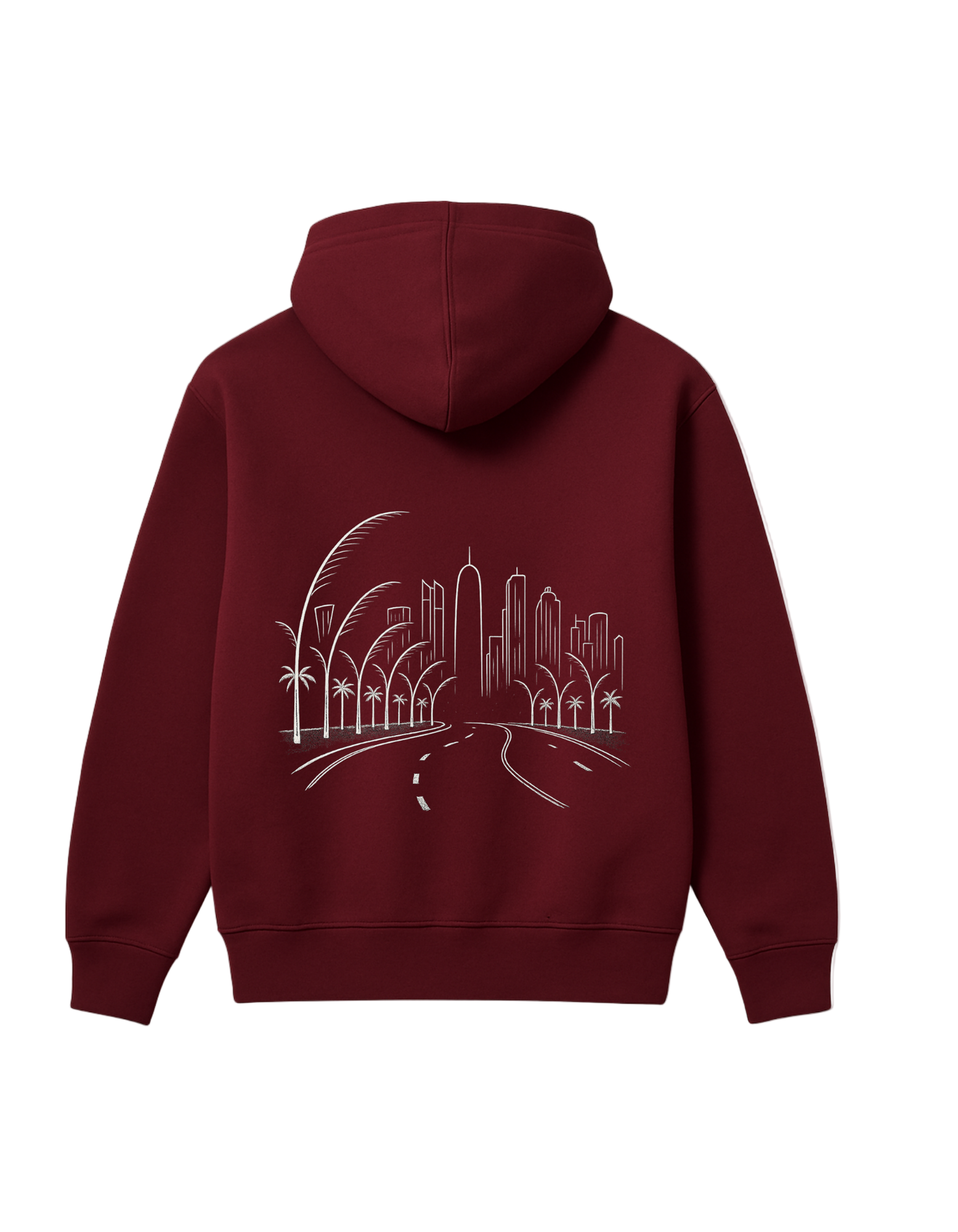 Qatar National Day Hoodie - Maroon