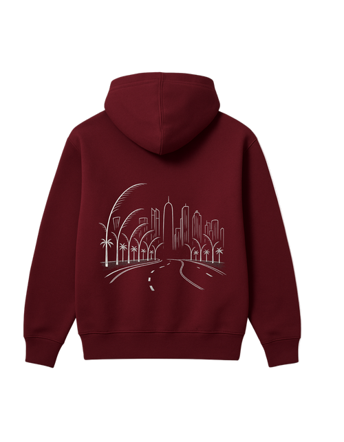 Qatar National Day Hoodie - Maroon