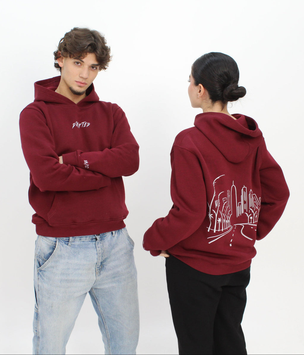 Qatar National Day Hoodie - Maroon